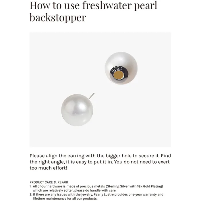 Pearly Lustre Earrings Leopard Freshwater Pearl Set WS00035 SAFARI