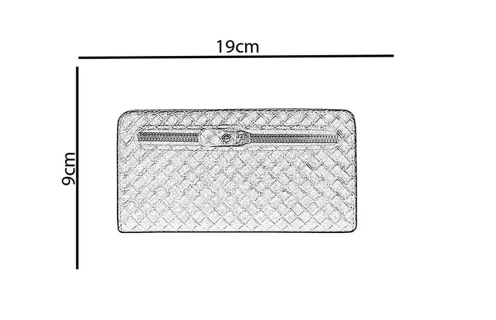 Walkeaze Earrings Women Stylish Wallet 3355W
