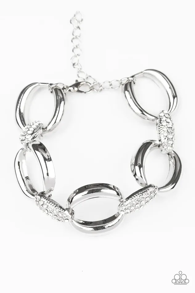 Bracelets Paparazzi Jewelry Paparazzi Bracelet Dont Forget Whos Boss White