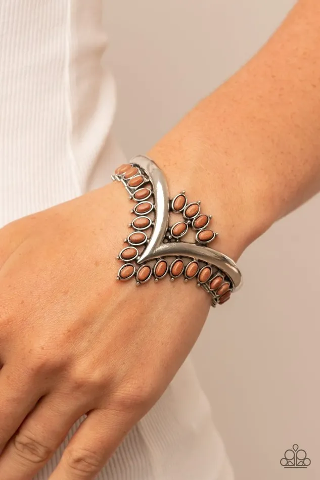 Bracelets Paparazzi Jewelry Paparazzi Bracelet Teton Tiara Brown