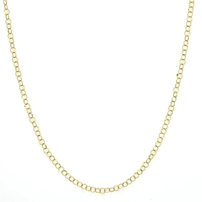 Jude Frances Hammered Circle Chain Necklace Jude Frances Necklaces