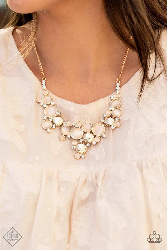 Necklaces Paparazzi Jewelry Paparazzi Necklace Fashion Fix June 2021 Fairytale Affair Gold