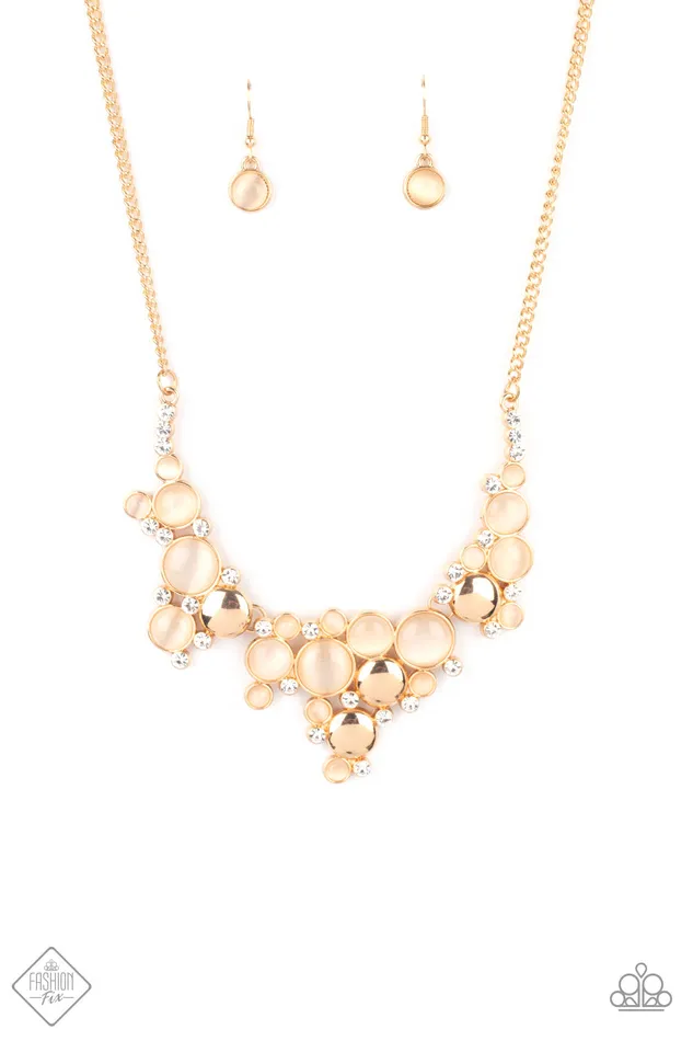 Necklaces Paparazzi Jewelry Paparazzi Necklace Fashion Fix June 2021 Fairytale Affair Gold
