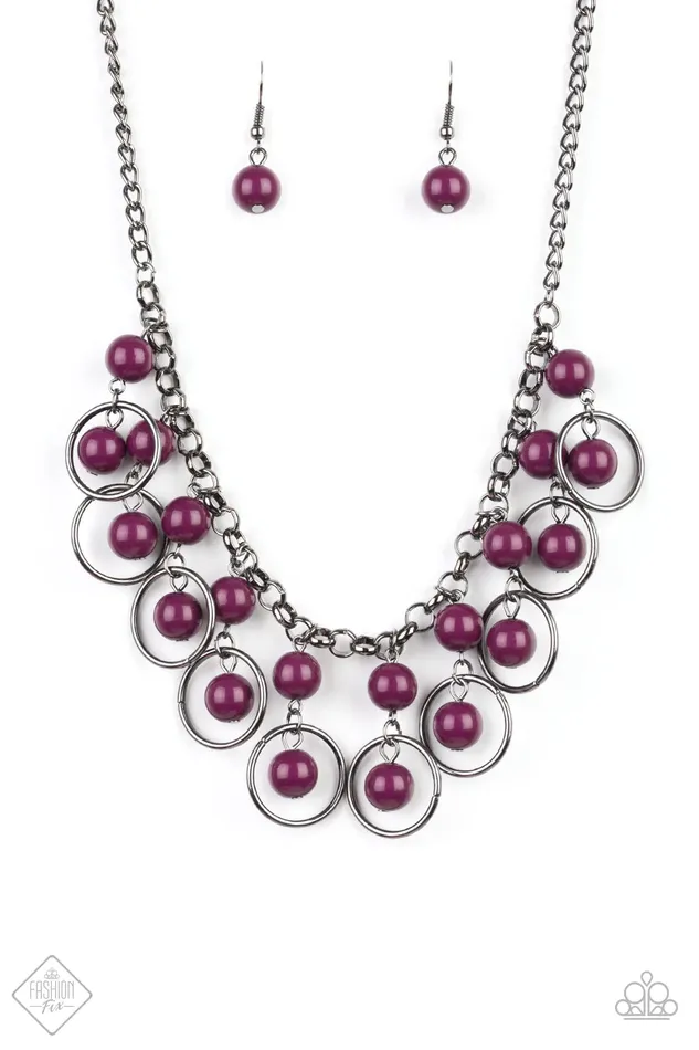 Necklaces Paparazzi Jewelry Paparazzi Necklace Really Rococo Purple