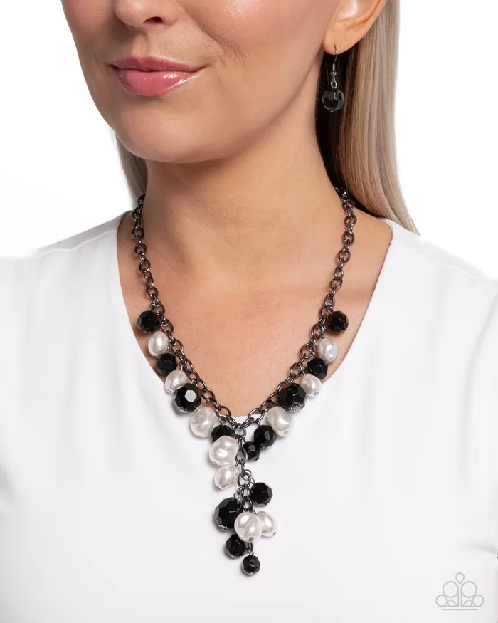 Necklaces Paparazzi Necklace Beehive Barrage Black Paparazzi Jewelry