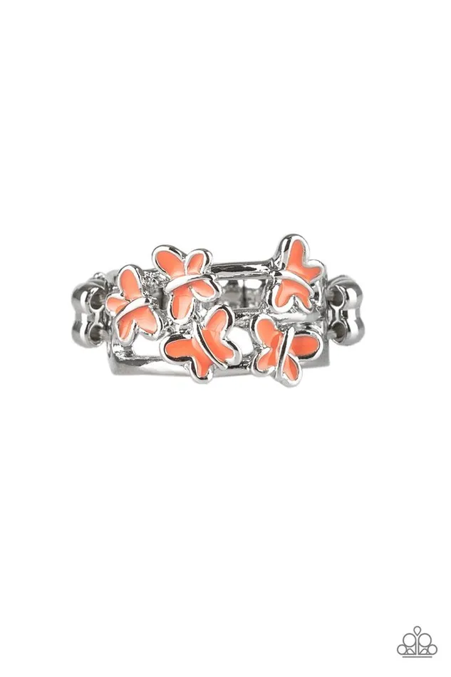 Paparazzi Jewelry Paparazzi Ring Fluttering Fashion Orange Rings Paparazzi Jewelry Paparazzi Ring Fluttering Fashion Orange Rings