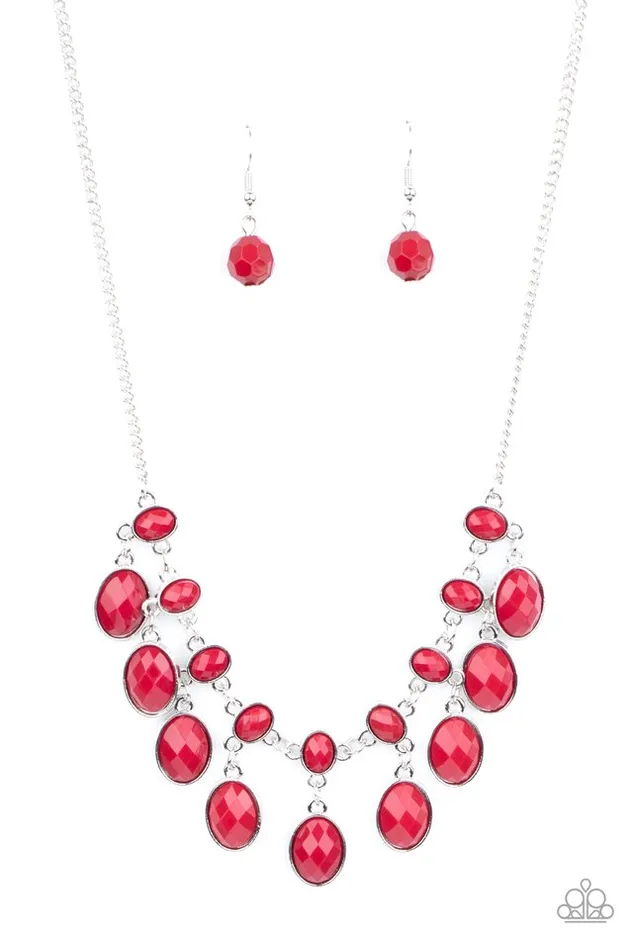 Paparazzi Necklace Lady of the POWERHOUSE Red Paparazzi Jewelry Necklaces Paparazzi Necklace Lady of the POWERHOUSE Red Paparazzi Jewelry Necklaces