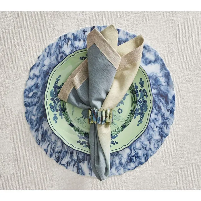 Rings Kim Seybert Kim Seybert Radiant Napkin Ring in Midnight Set of 4 CrystalGlass Rings Kim Seybert Kim Seybert Radiant Napkin Ring in Midnight Set of 4 CrystalGlass