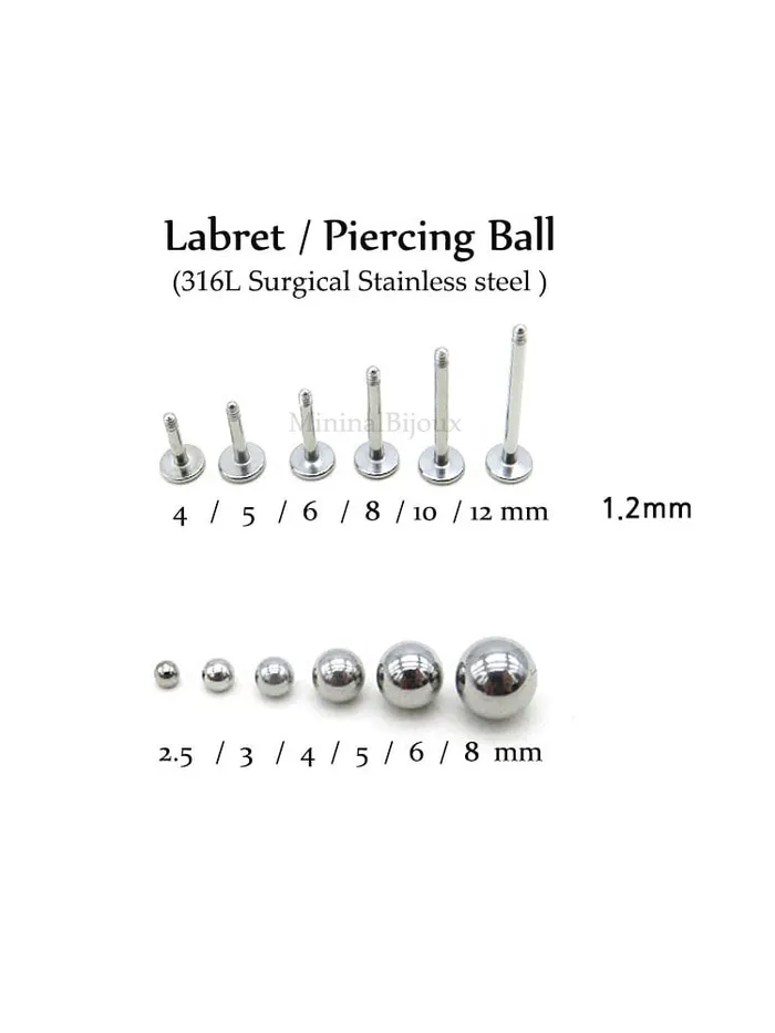 Bracelets 316L stainless steel Piercing subsidiary materials MinimalBijoux