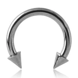 Bracelets Tulsa Body Jewelry 16g Spiked Stainless Circular Barbell