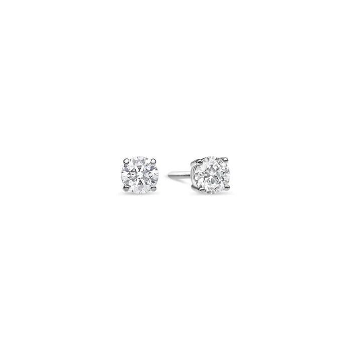 Earrings Solitaire Diamond Stud Earrings 050 Carat Total Round IF Co Earrings Solitaire Diamond Stud Earrings 050 Carat Total Round IF Co