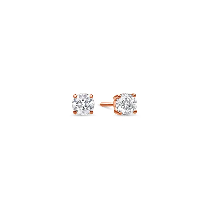 Earrings Solitaire Diamond Stud Earrings 050 Carat Total Round IF Co Earrings Solitaire Diamond Stud Earrings 050 Carat Total Round IF Co