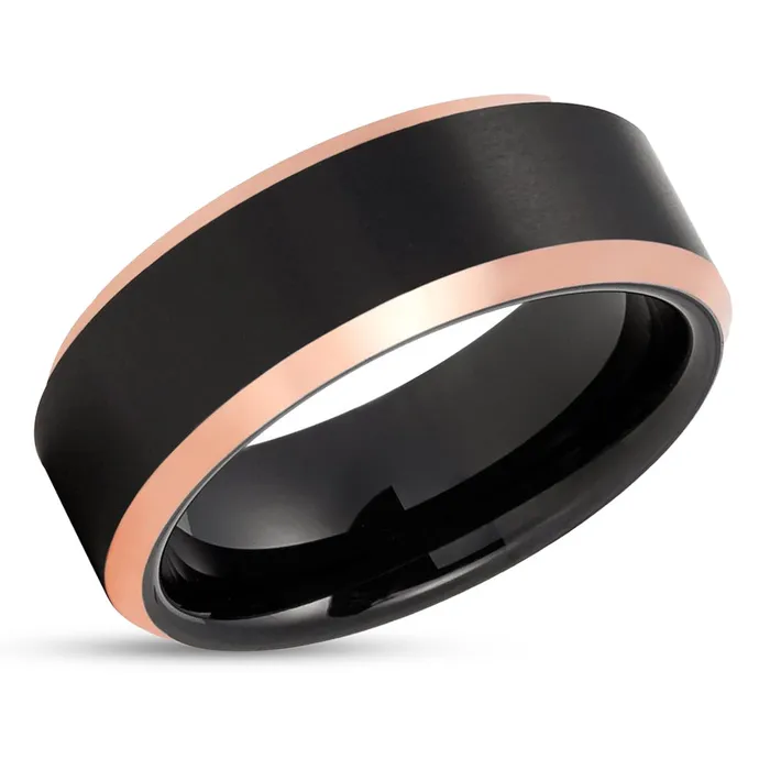 Rings Clean Casting Jewelry Mens Tungsten Wedding Band Rose Gold Ring Black Tungsten Ring Tungsten Carbide Ring Rings Clean Casting Jewelry Mens Tungsten Wedding Band Rose Gold Ring Black Tungsten Ring Tungsten Carbide Ring