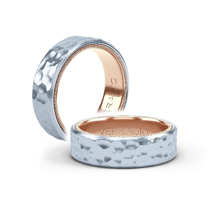 Rings International Diamond Center Verragio Mens Band VW701218k Rose Gold