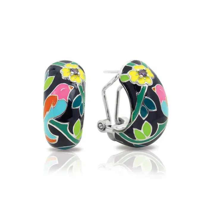 Belle Etoile Songbird Earrings Black Belle Etoile Earrings