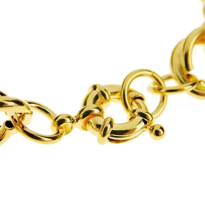 Bling Cartel Admin Necklaces 14K Gold Plated Rope Chain Necklace 12mm x 30