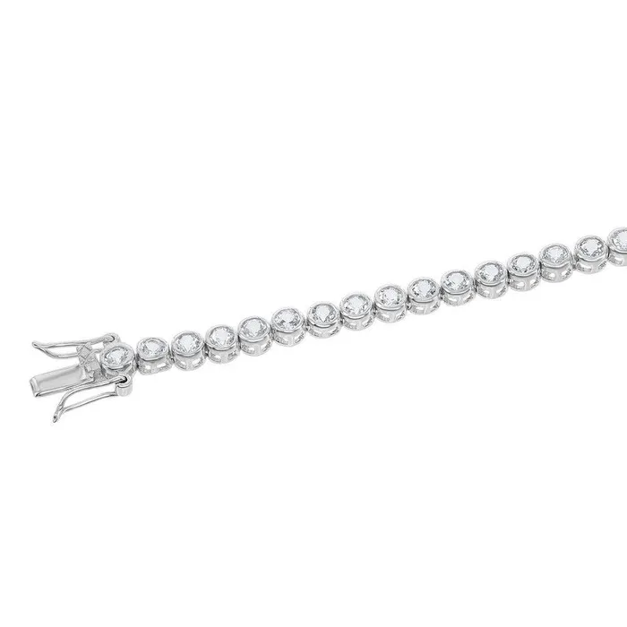 Bracelets Classic Sterling Silver 4mm Round Tennis Bracelet 725