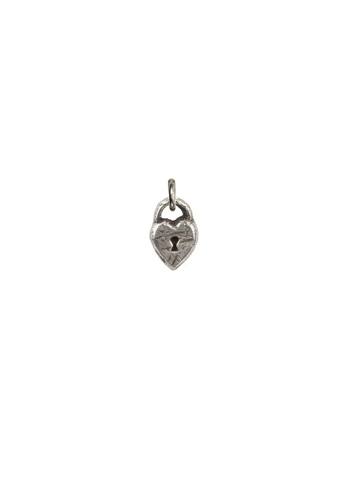 Charm Necklaces Heart Lock Charm Pyrrha