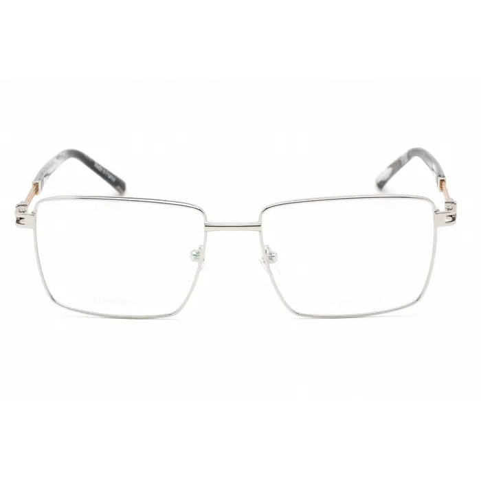 Charriol Rings Charriol Mens Eyeglasses Shiny SilverGold Rectangular Metal Frame PC75093 C02