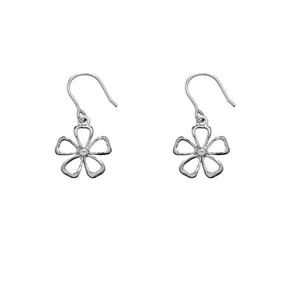 Classic Earrings Sterling Silver Daisy Earrings