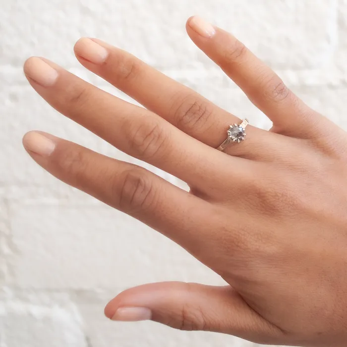 Deep Sea Diamond Ring Lauren Wolf Jewelry Rings