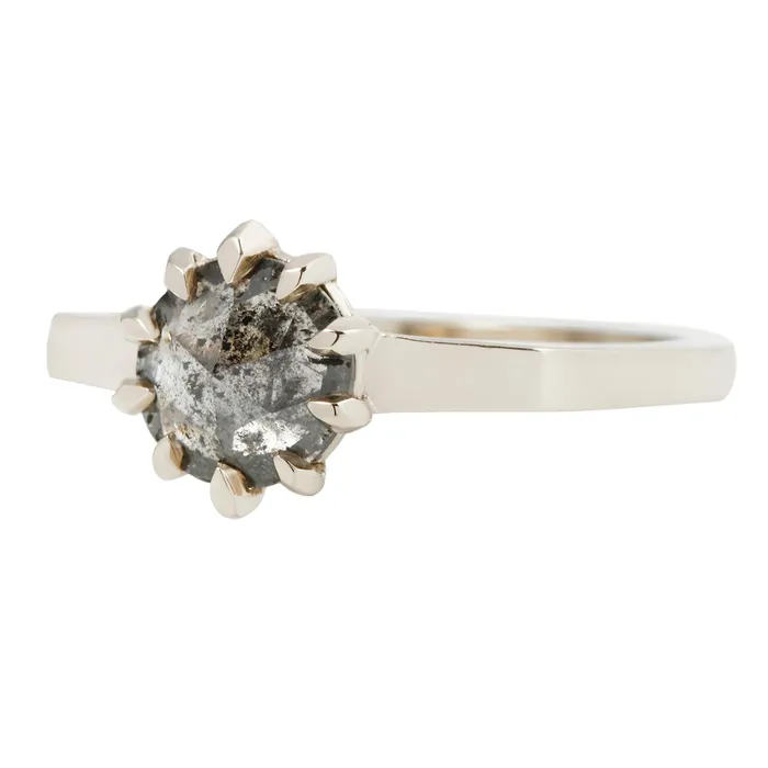 Deep Sea Diamond Ring Lauren Wolf Jewelry Rings