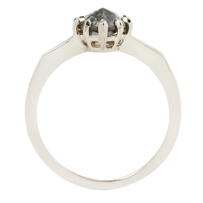 Deep Sea Diamond Ring Lauren Wolf Jewelry Rings