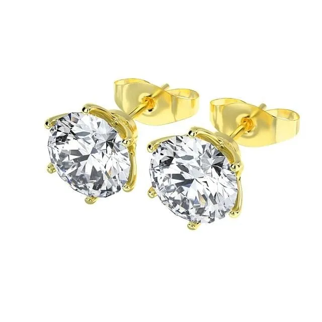 Earrings Classic 925 Sterling Silver 011 VVS Carat Moissanite Stud Earrings VVS Jewelry