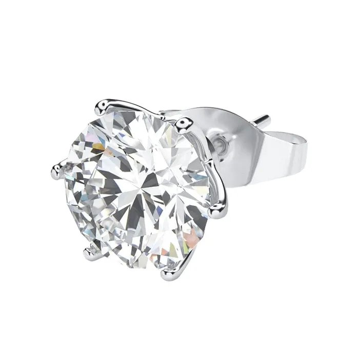 Earrings Classic 925 Sterling Silver 011 VVS Carat Moissanite Stud Earrings VVS Jewelry