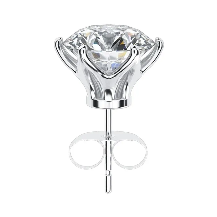 Earrings Classic 925 Sterling Silver 011 VVS Carat Moissanite Stud Earrings VVS Jewelry