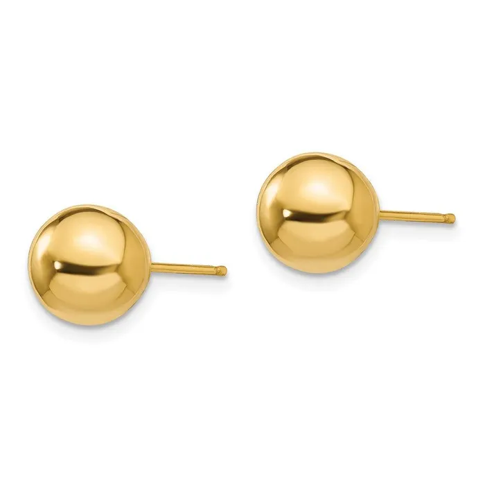 Earrings Madi K Kids 14k Polished 8mm Ball Post Earrings Jewelry Earrings Madi K Kids 14k Polished 8mm Ball Post Earrings Jewelry