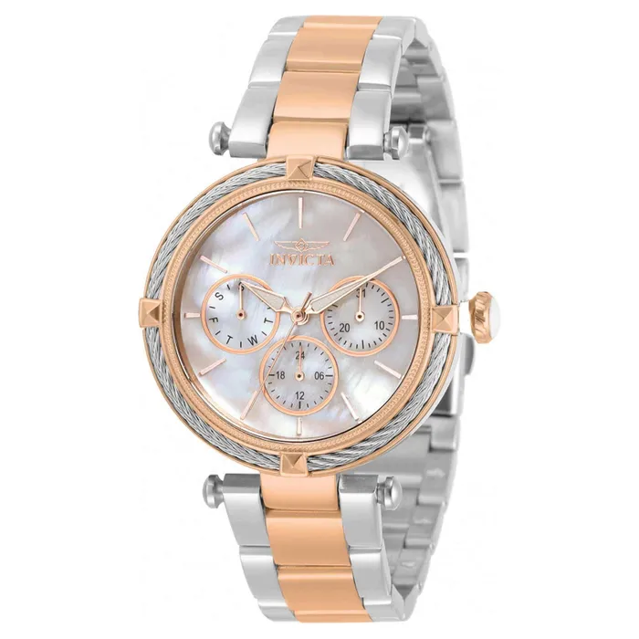Invicta Bracelets Invicta Womens Quartz Watch Bolt Two Tone Silver and Rose Gold Bracelet 30648 Invicta Bracelets Invicta Womens Quartz Watch Bolt Two Tone Silver and Rose Gold Bracelet 30648