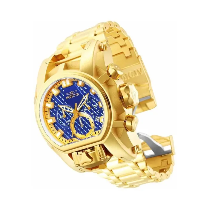 Invicta Invicta Mens Quartz Watch Bolt Chronograph Yellow Gold Steel Bracelet 31552 Bracelets Invicta Invicta Mens Quartz Watch Bolt Chronograph Yellow Gold Steel Bracelet 31552 Bracelets