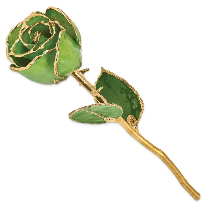 Jewelry Laquer Dipped Gold Trimmed PeridotTopaz Rose Earrings Jewelry Laquer Dipped Gold Trimmed PeridotTopaz Rose Earrings