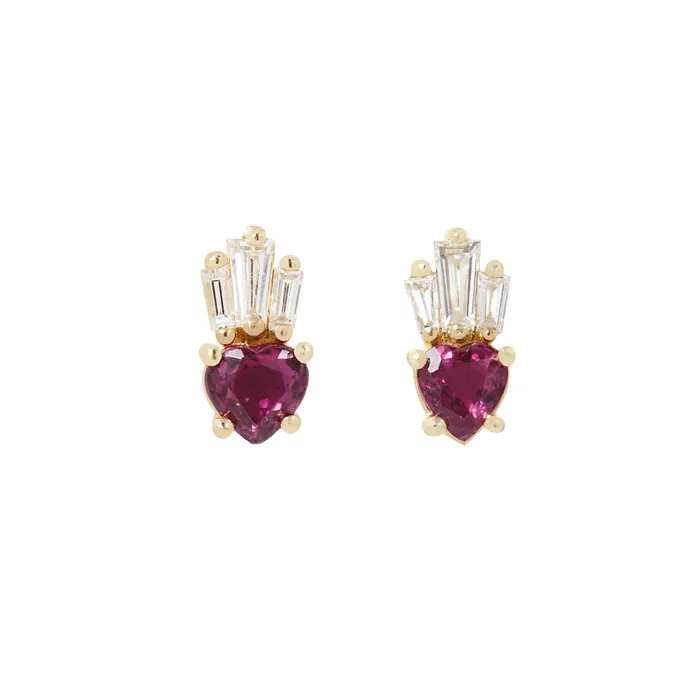 KIMA Fine Jewelry Necklaces Sacred Heart Studs