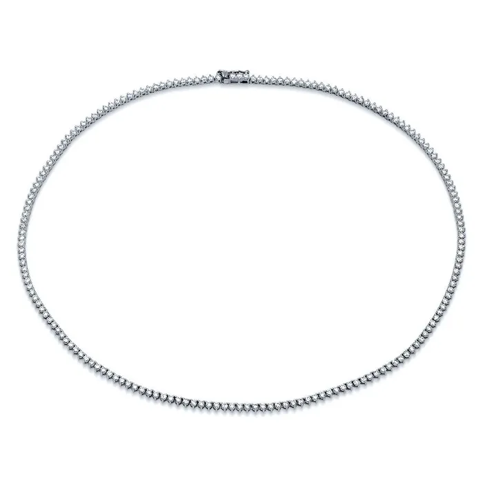 Lab Created Diamond Tennis Necklace deBebians Necklaces