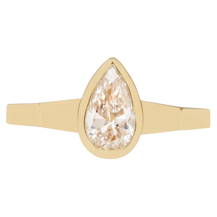 Lauren Wolf Jewelry Rings Radiant Pear Mojave Ring