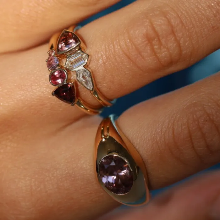 Marrow Fine Rings 258ct Zircon Bombe Ring