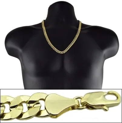 Necklaces Bling Cartel Admin Mens Gold Plated 24 x 10MM Cuban Curb Chain Necklace Necklaces Bling Cartel Admin Mens Gold Plated 24 x 10MM Cuban Curb Chain Necklace