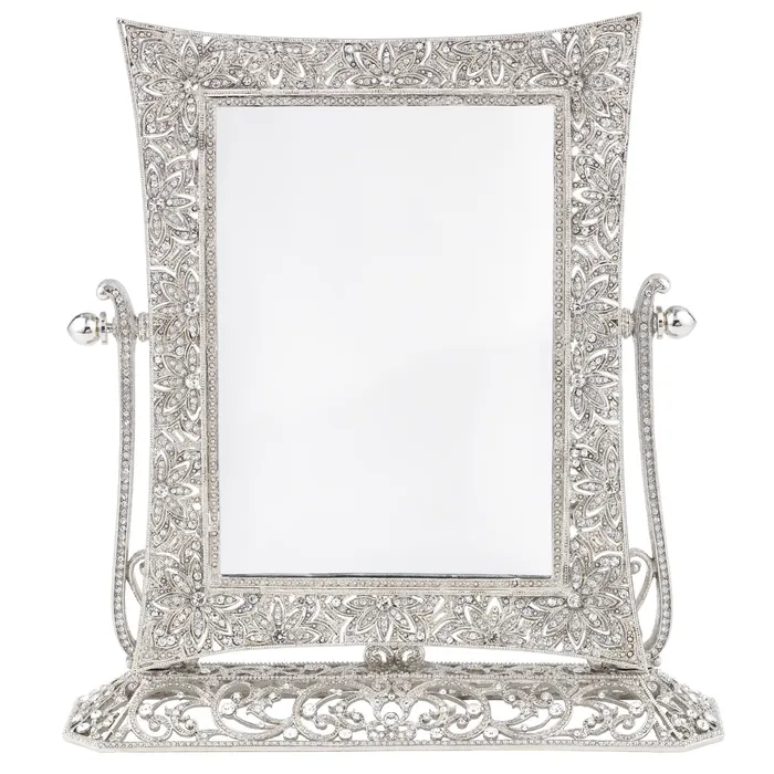 Olivia Riegel Silver Windsor Magnified Standing Mirror Olivia Riegel Rings