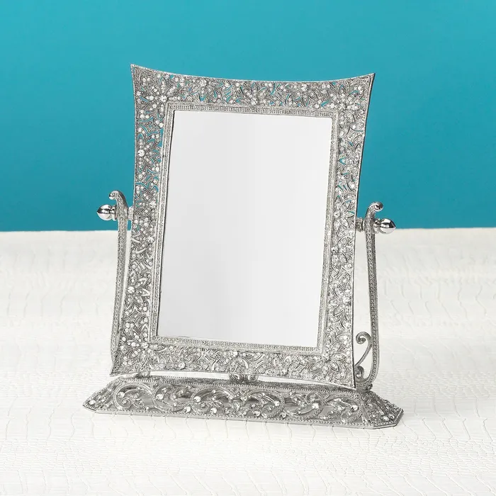 Olivia Riegel Silver Windsor Magnified Standing Mirror Olivia Riegel Rings