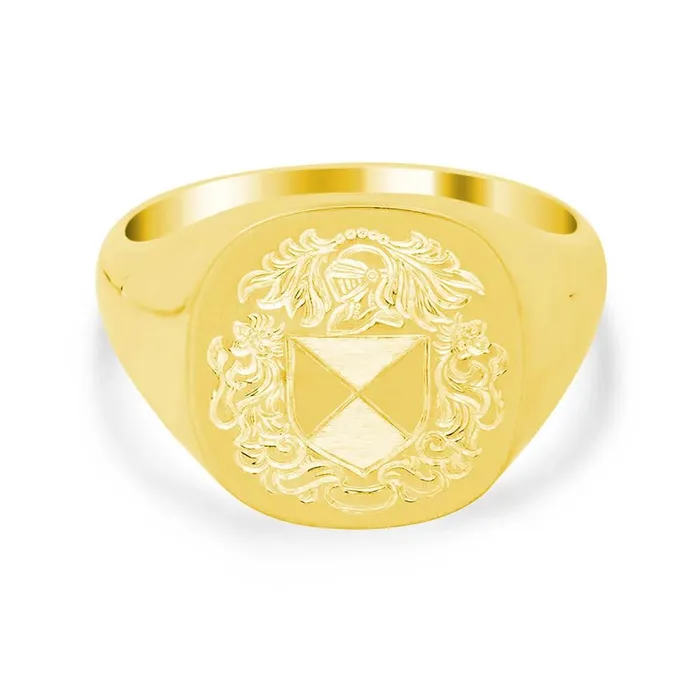 Rings deBebians Mens Square Signet Ring Medium