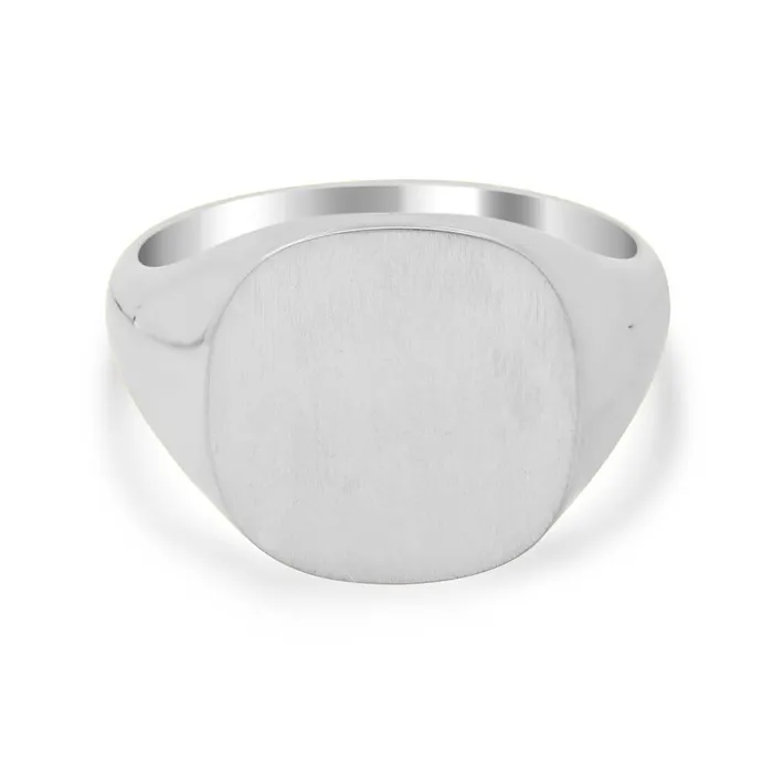 Rings deBebians Mens Square Signet Ring Medium