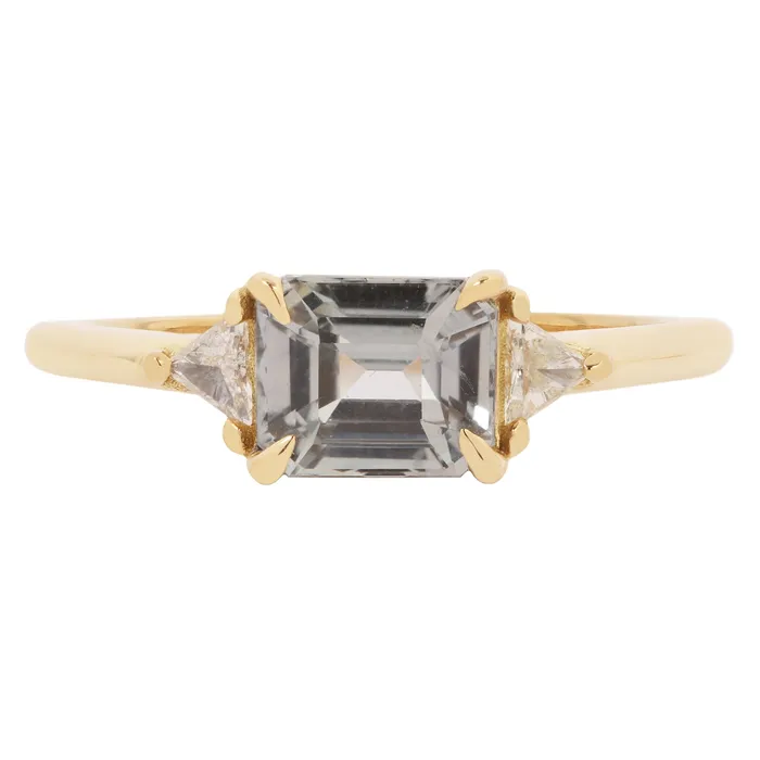 Rings Lauren Wolf Jewelry Glacial Blue Sapphire Ring