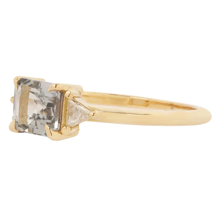 Rings Lauren Wolf Jewelry Glacial Blue Sapphire Ring
