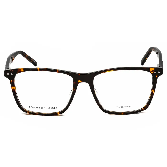 Rings Tommy Hilfiger Tommy Hilfiger Mens Eyeglasses Havana Rectangular Frame 54 mm TH 1731 0086 00
