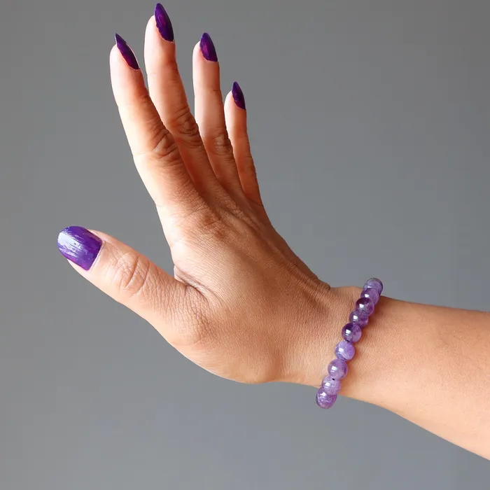 Satin Crystals Bracelets Amethyst Bracelet Purple Perfection Spiritual Healing