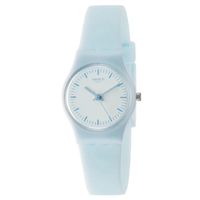 Swatch Watches Swatch LL119 Womens Core Clearsky White Dial Watch