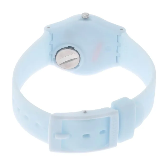 Swatch Watches Swatch LL119 Womens Core Clearsky White Dial Watch