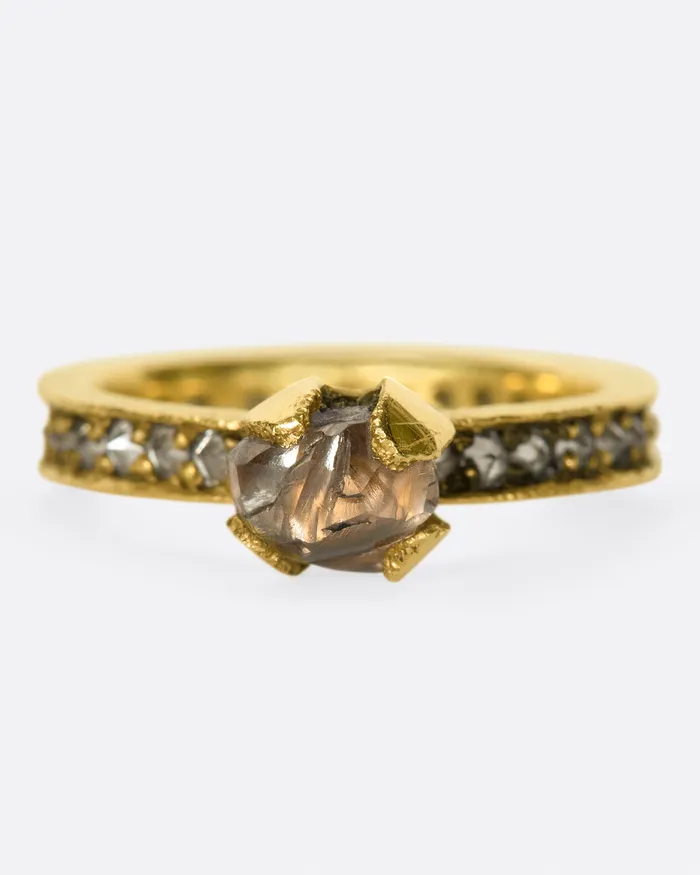 TODD POWNELL Rings Raw Yellow Diamond Ring